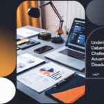 Image illustrant le concept de comprendre la débancarisation avec des documents financiers et un smartphone