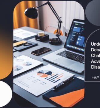 Image illustrant le concept de comprendre la débancarisation avec des documents financiers et un smartphone