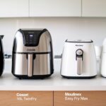 Image comparant les meilleurs air fryers pour une cuisson rapide