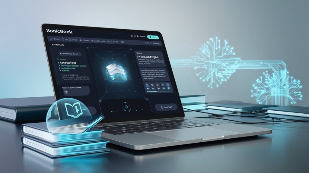 SonicBook : logiciel IA pour créer des eBooks facilement